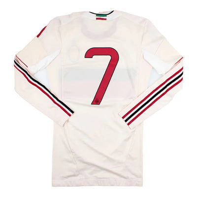 AC Milan 2012-13 Long Sleeve Player Issue Away Shirt (7 M/L) #7 (Excellent)_1