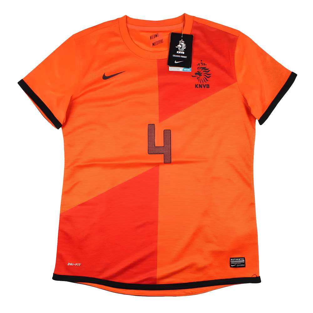Holland 2012-13 Home Shirt (Dutch #4 Life) (Womens M) (Mint)_1