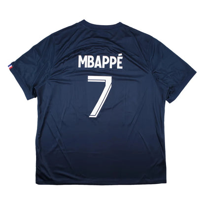 PSG 2022-23 Home Shirt (Sponsorless) (XXL) Mbappe #7 (BNWT)_0