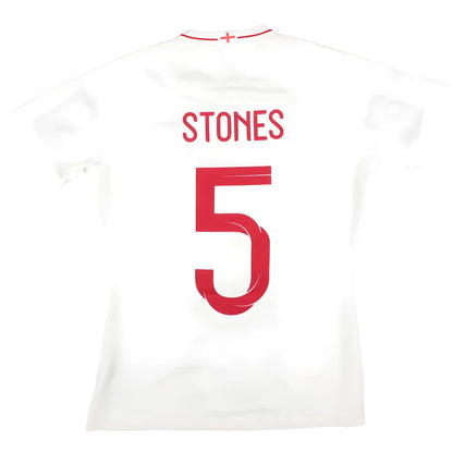 England 2018-19 Home Shirt (Womens M) Stones #5 (Excellent)_0