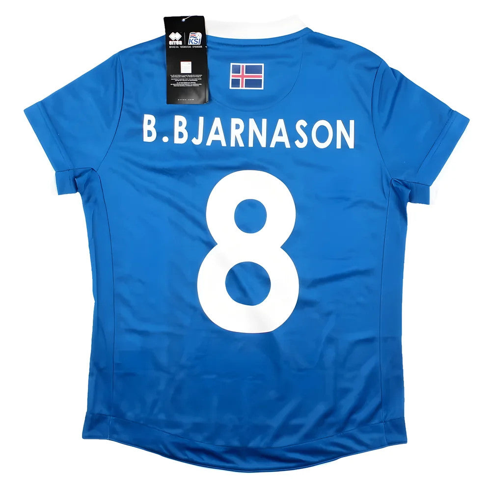 Iceland 2016-17 Home Shirt (MB) B.Bjarnason (Excellent)_0