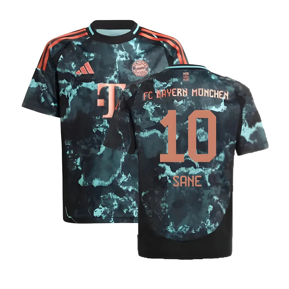 Bayern Munich 2024-2025 Away Shirt (7-8y) Sane #10 (Excellent)_1