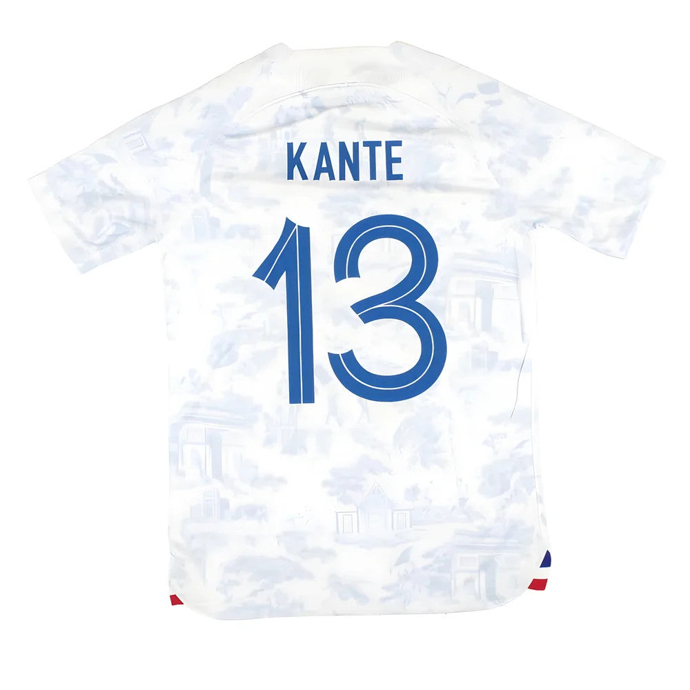 France 2022-23 Away Shirt (Medium Boys) Kante #13 (Mint)_0