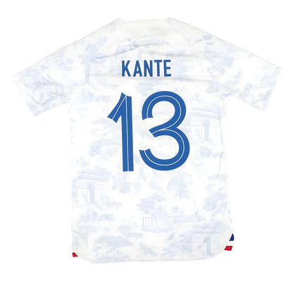 France 2022-23 Away Shirt (Medium Boys) Kante #13 (Mint)_0