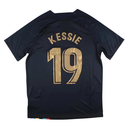 Barcelona 2022-23 Away Pre-Match Shirt (L) Kessie #19 (Mint)_1