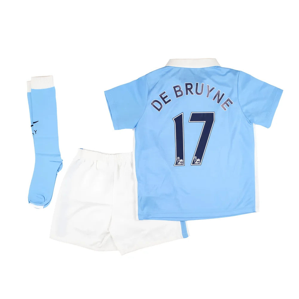 Manchester City 2015-16 Home Mini Kit (LB) De Bruyne #17 (BNWT)_0