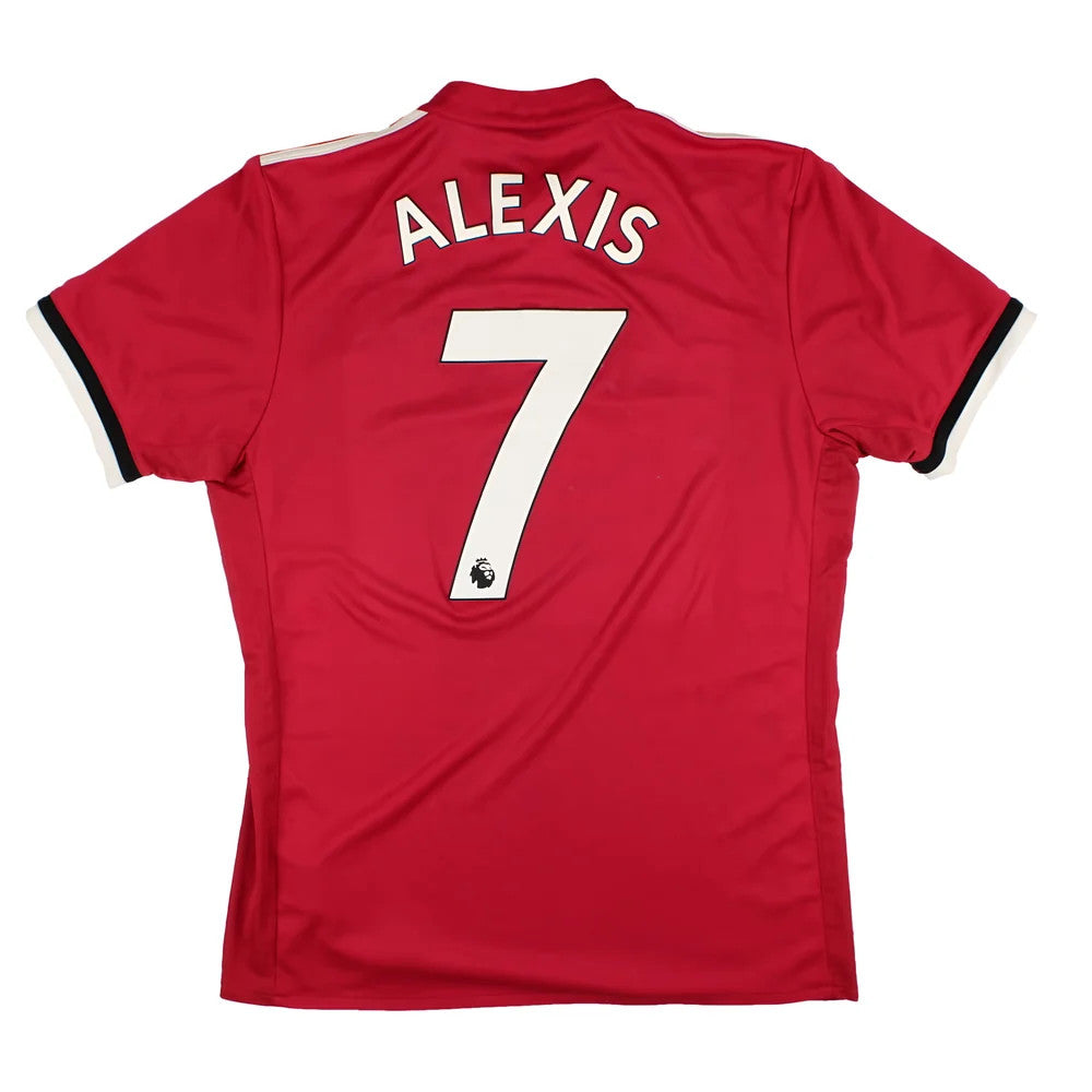 Manchester United 2017-18 Home Shirt (M) Alexis #7 (Good)_0