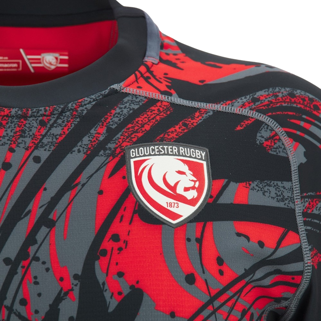 2026-2027 Gloucester Rugby Training Shirt (Black)_3
