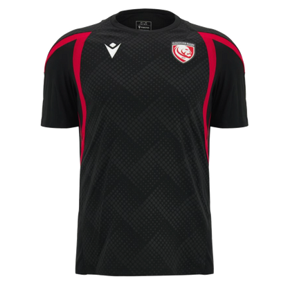 2026-2027 Gloucester Rugby Poly Training Shirt (Black)_0