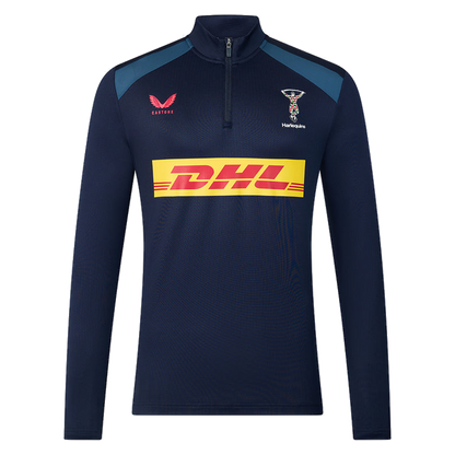 2026-2027 Harlequins Training Quarter Zip Top (Navy)_0