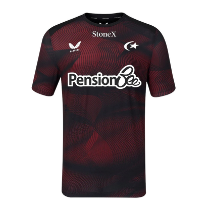 2026-2027 Saracens Rugby Pre-Match Shirt (Black)_0