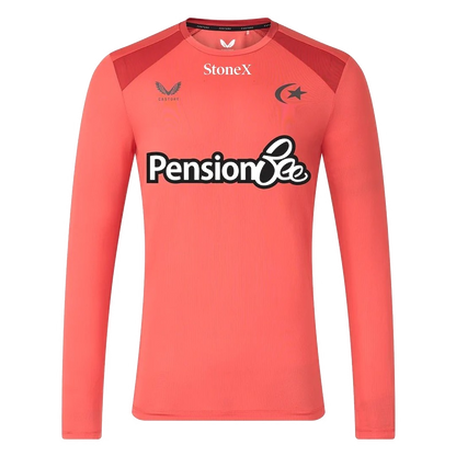 2026-2027 Saracens Rugby Long Sleeve Training Shirt (Rose)_0