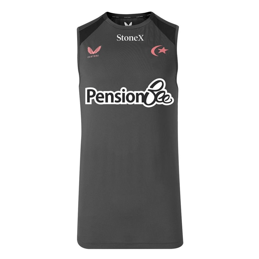 2026-2027 Saracens Rugby Training Vest (Gunmetal)_0