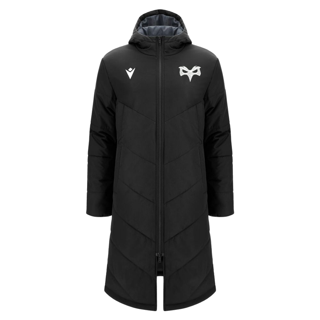 2026-2027 Ospreys Rugby Long Padded Jacket (Black)_0