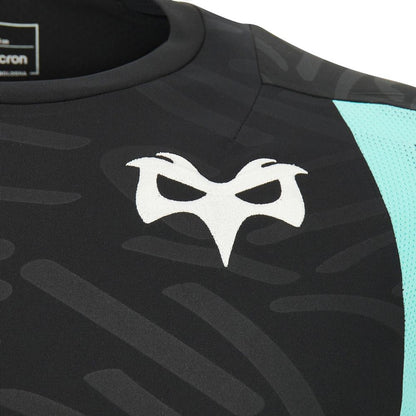 2026-2027 Ospreys Rugby Poly Long Sleeve Training Shirt (Black)_3