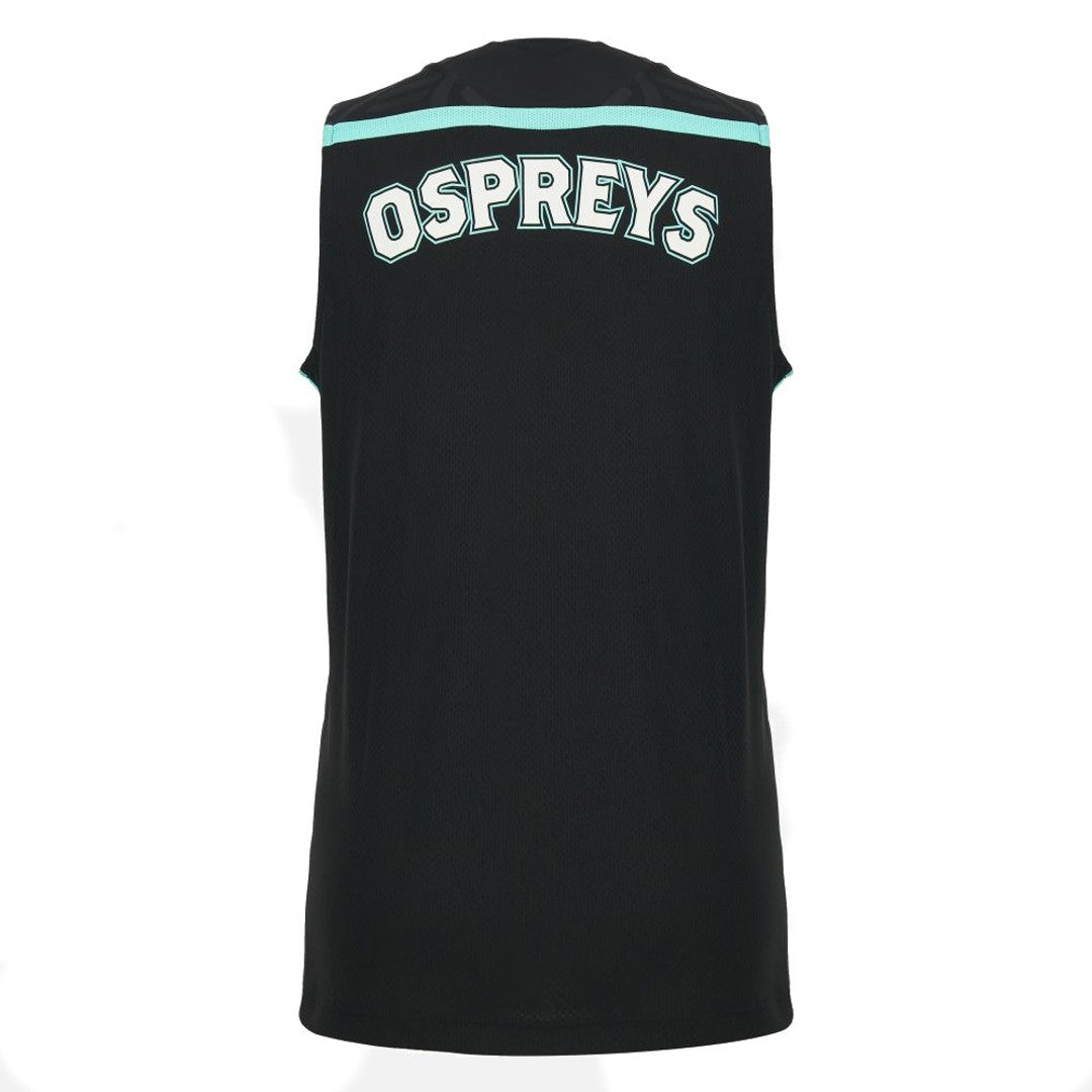 2026-2027 Ospreys Rugby Poly Sleeveless Training Shirt (Black)_1