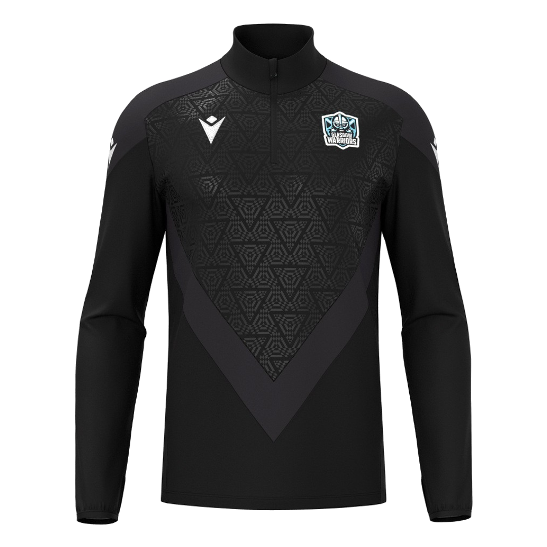 2026-2027 Glasgow Warriors 1/4 Zip Training Top (Black)_0