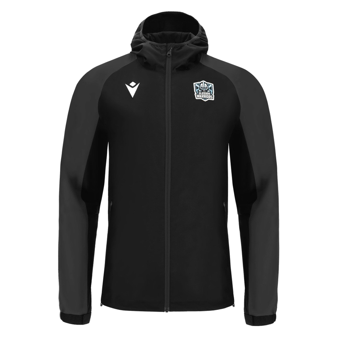 2026-2027 Glasgow Warriors Training Rain Jacket (Black)_0