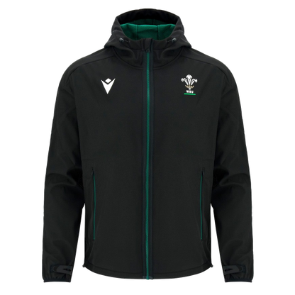 2026-2027 Wales WRU Travel Softshell Jacket (Black) - Kids_0