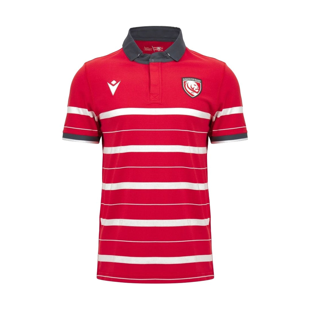 2026-2027 Gloucester Rugby Short Sleeve Cotton Replica Home Shirt_0