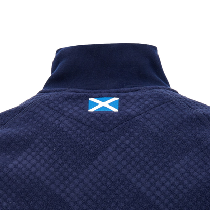 2026-2027 Scotland Rugby Quarter Zip Fleece Top (Navy)_4