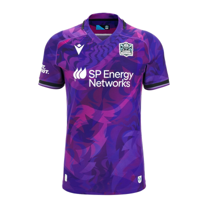 2026-2027 Glasgow Warriors Rugby Training Shirt (Purple) - Kids_0