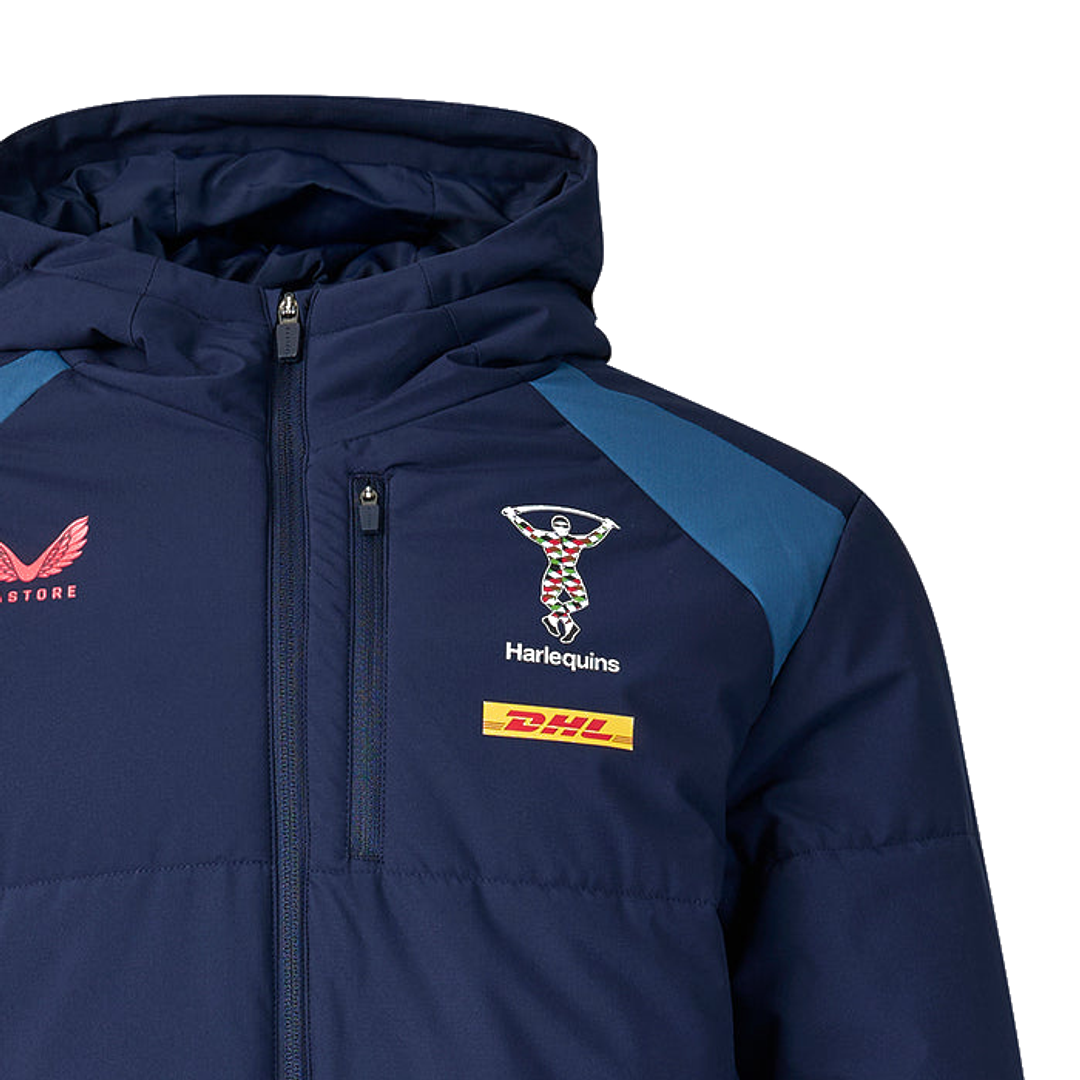 2026-2027 Harlequins Training Padded Jacket (Navy)_3