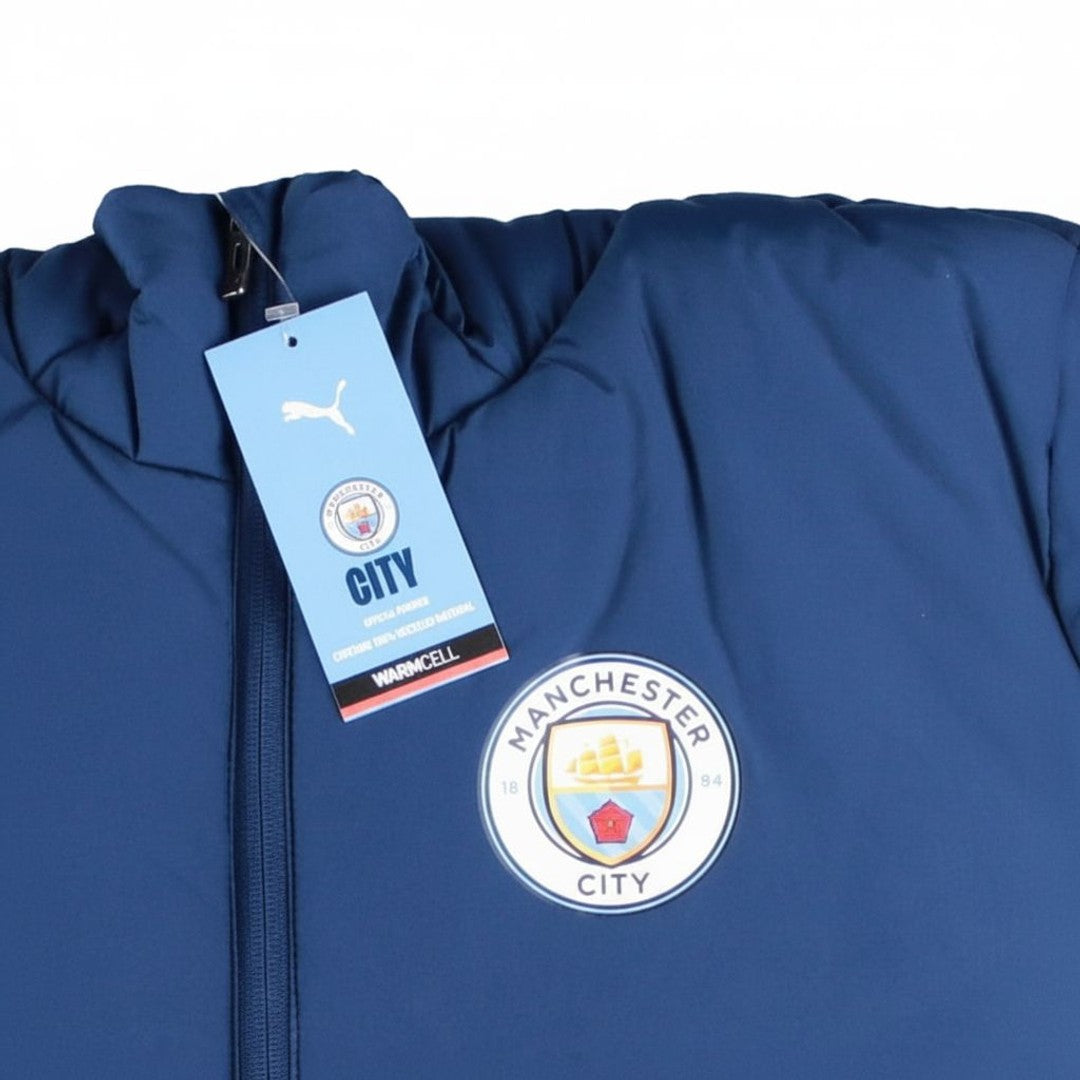 2026-2027 Man City Training Hooded Padded Jacket (Blue Jewel)_3