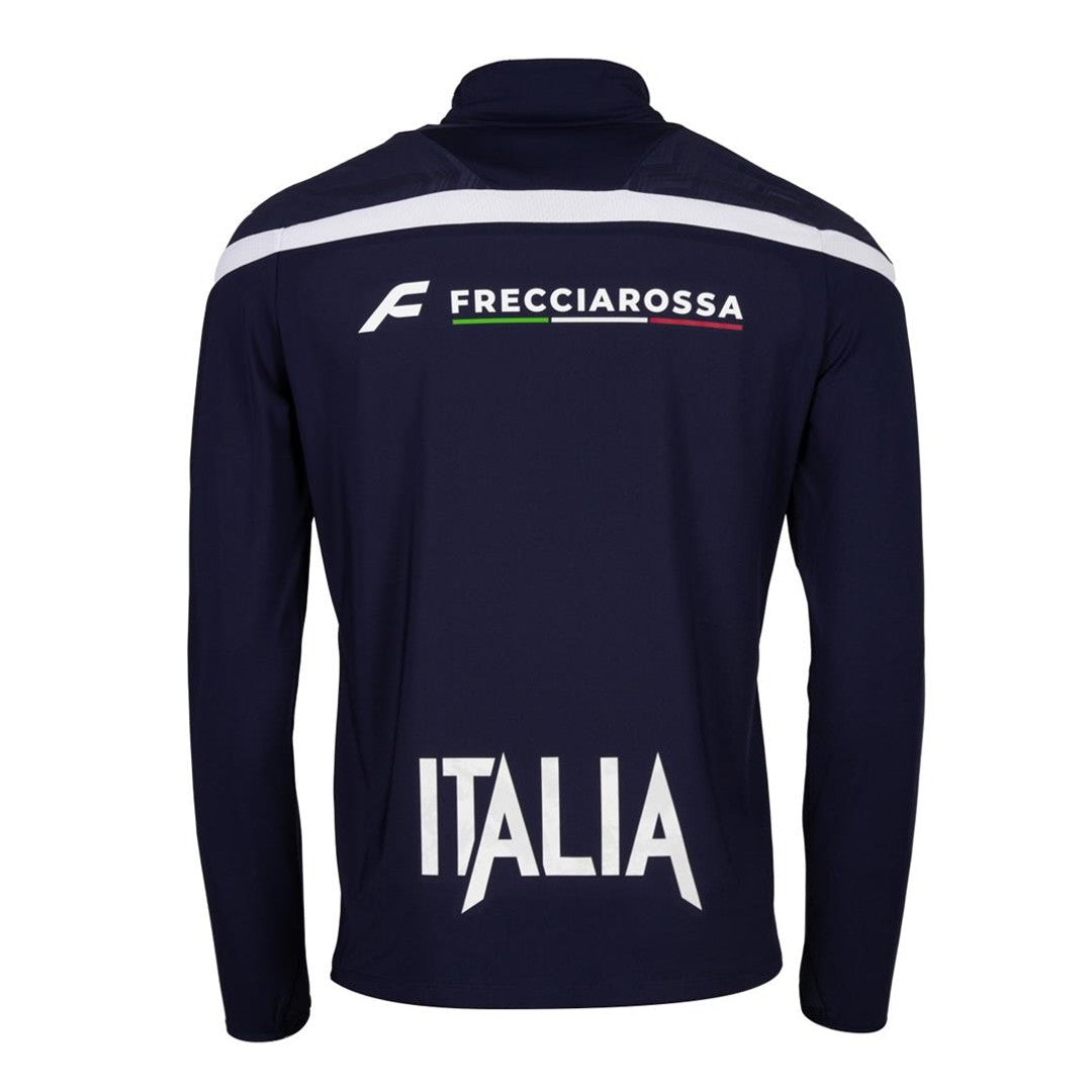 2026-2027 Italy Rugby Training 1/4 Zip (Navy)_2