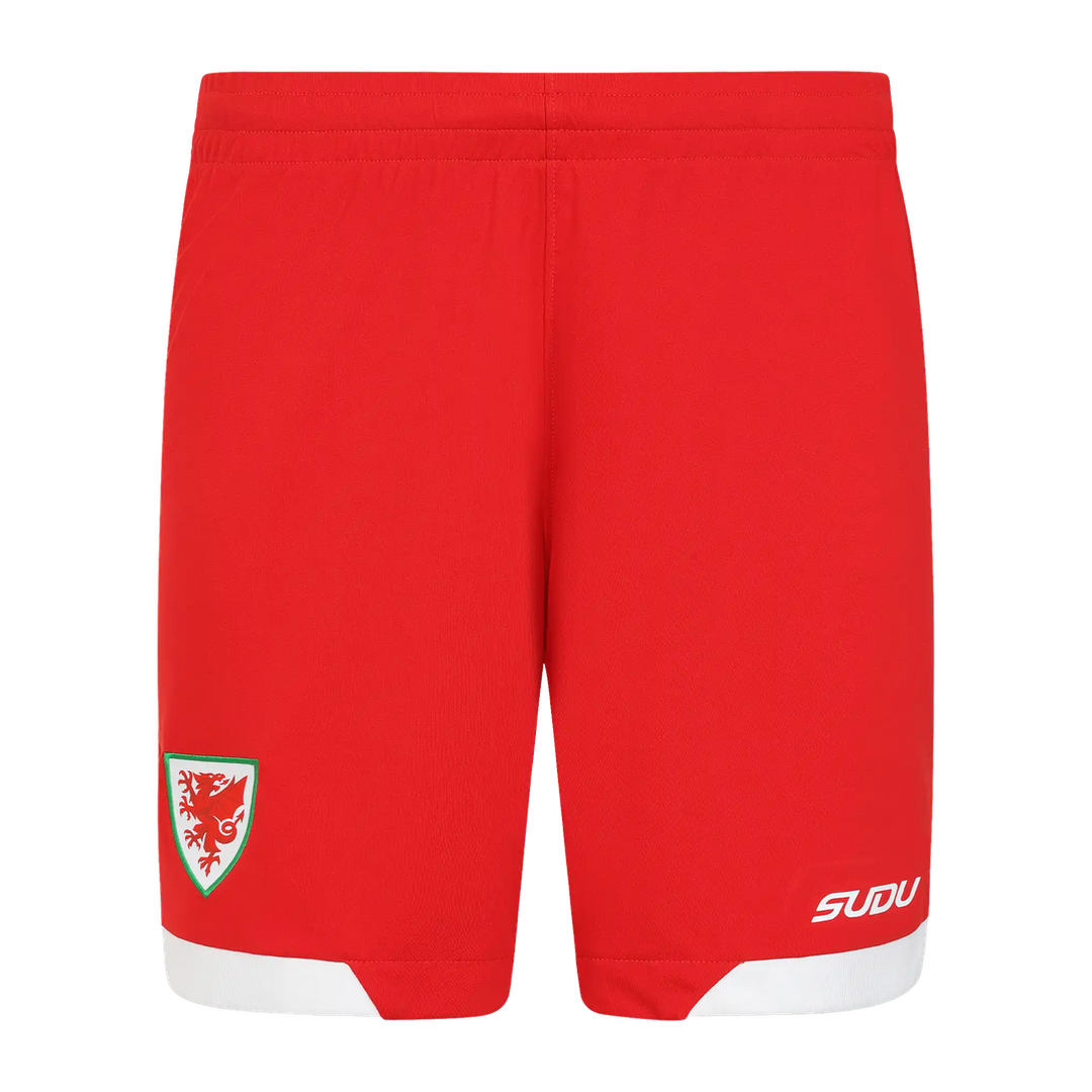 2026-2027 Wales SUDU Home Shorts (Red) - Kids_0