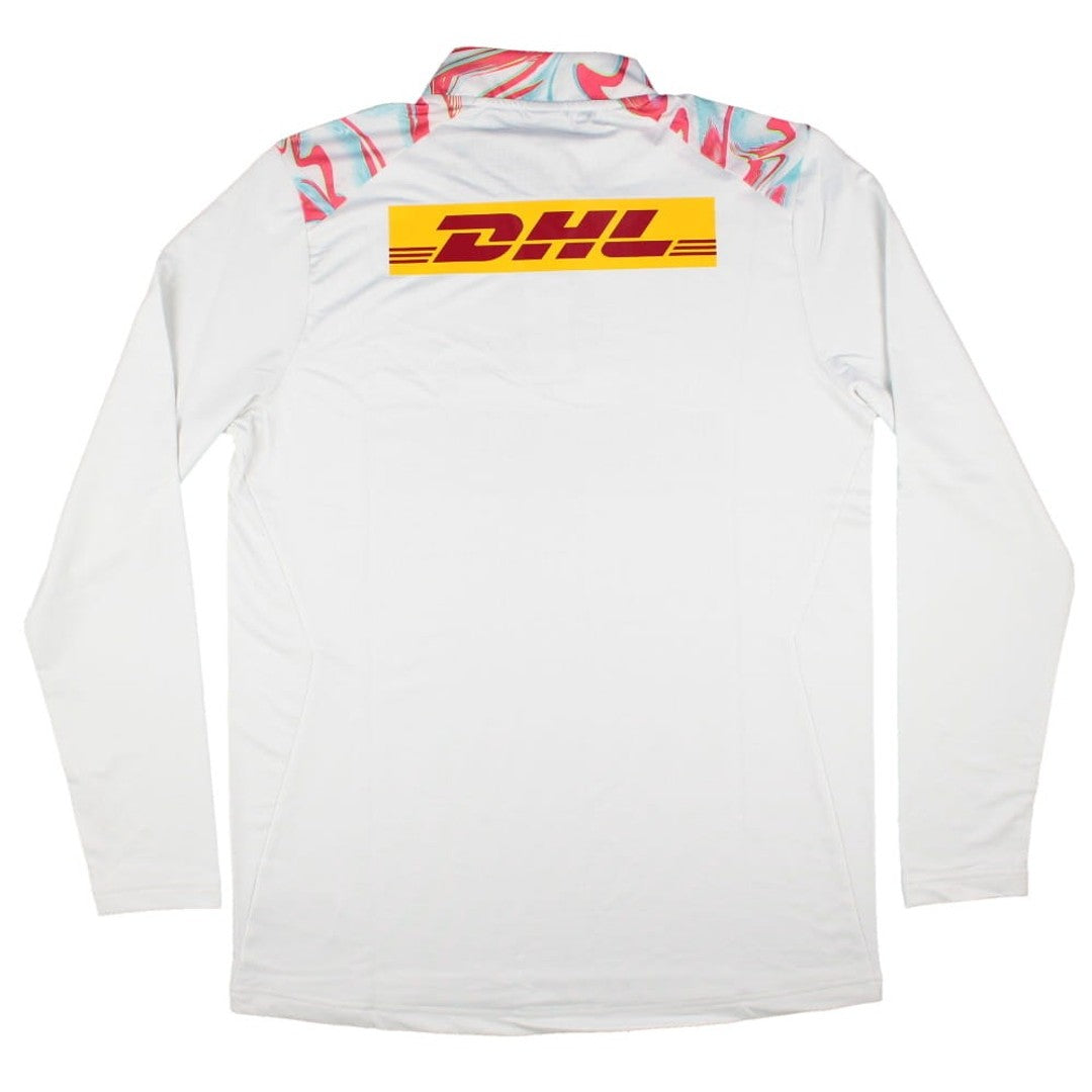 2026-2027 Harlequins Rugby Pre Match 1/4 Zip (White)_2