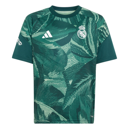 2026-2027 Real Madrid Pre-Match Shirt (Aurora Ivy) - Kids_0