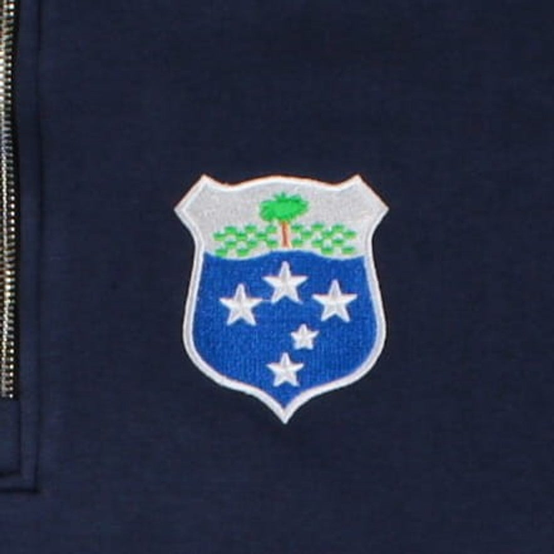 Samoa 1924 Vintage Rugby Quarter Zip Top (Navy)_4