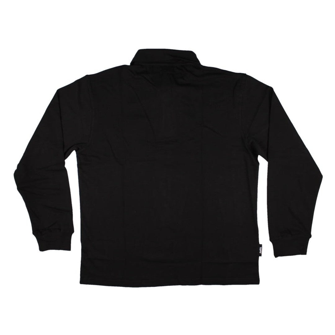 Argentina Blackout Badge Long Sleeve Vintage Rugby Shirt_2