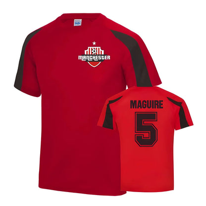 Harry Maguire Manchester United Sports Training Jersey (Red)_1