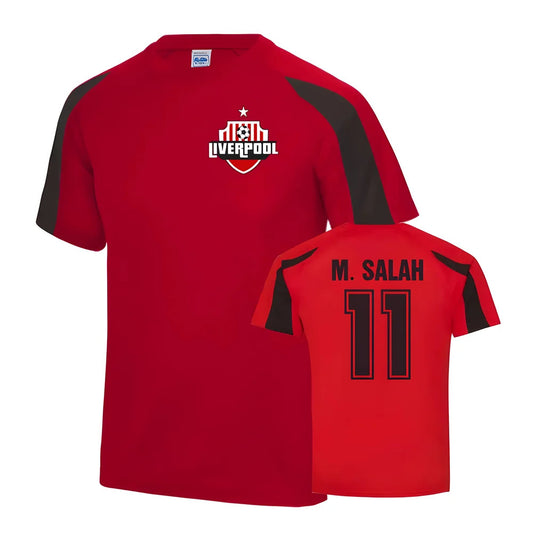 Mo Salah Liverpool Sports Training Jersey (Red)_0