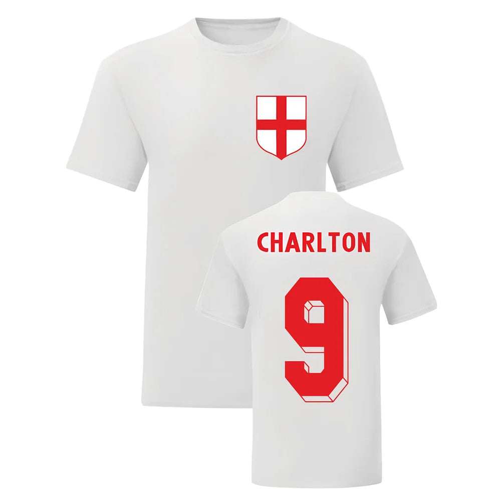 Bobby Charlton England National Hero Tee (White)_1