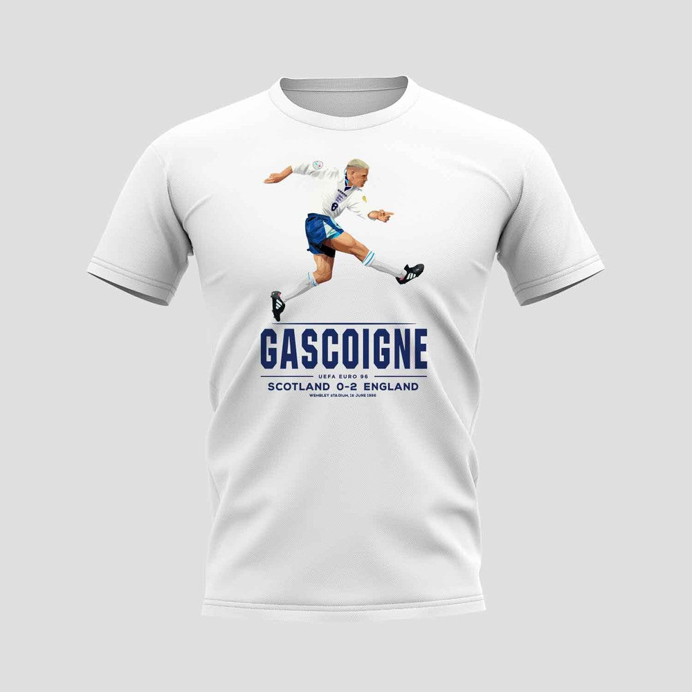 Paul Gascoigne Player T-Shirt (White)_0