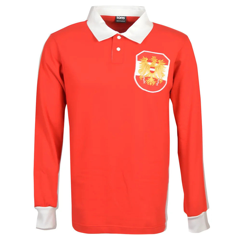 Austria 1950s Away Retro Football Shirt_2