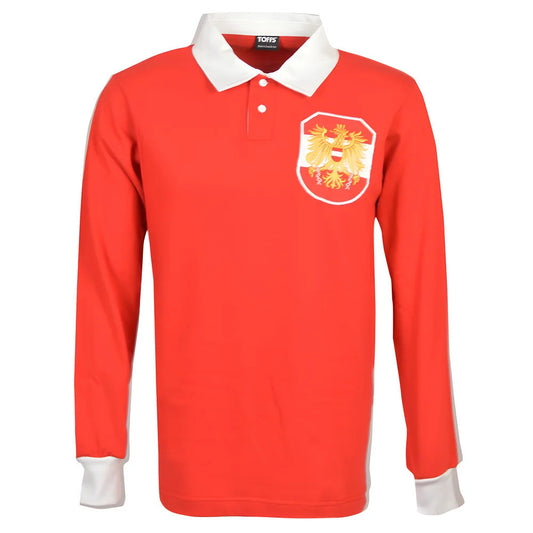 Austria 1950s Away Retro Football Shirt_2