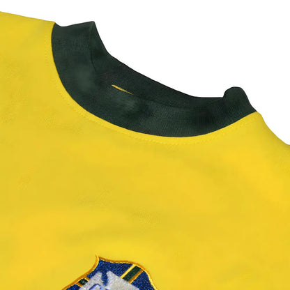 Brazil 1970 World Cup No 10 Kids Retro Football Shirt_3