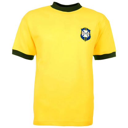Brazil 1970 World Cup No 10 Kids Retro Football Shirt_3