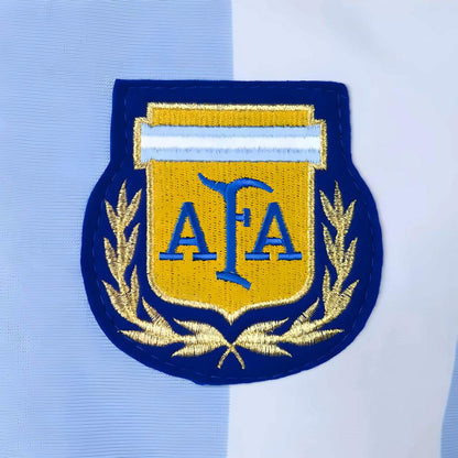 Argentina 1986 World Cup No 10 Retro Football Shirt_3