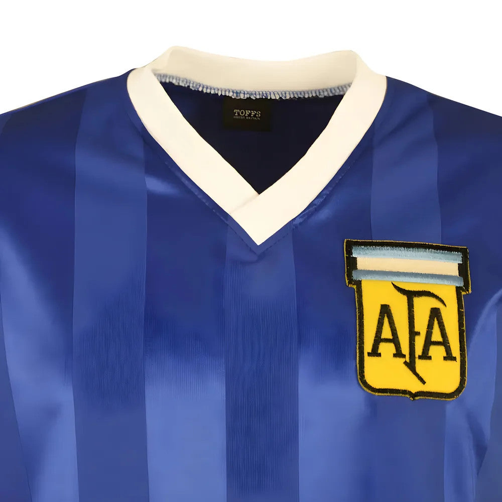 Argentina 1986 World Cup Away Kids Shirt_2