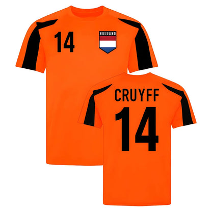 Holland Sports Training Jersey (Orange-Black) (Cruyff 14)_0