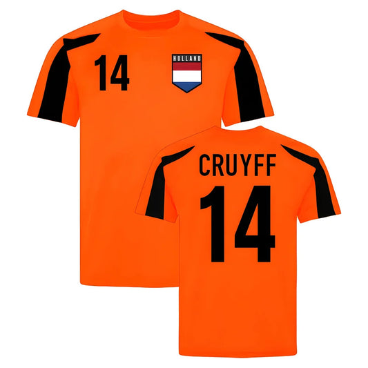 Holland Sports Training Jersey (Orange-Black) (Cruyff 14)_0