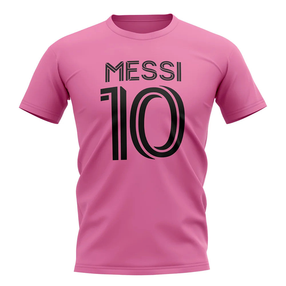 Messi 10 Miami T-Shirt (Pink)_1