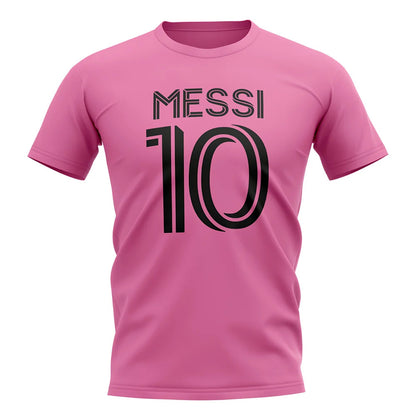 Messi 10 Miami T-Shirt (Pink)_1