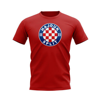 Hajduk split Logo T-Shirt (Red)_1