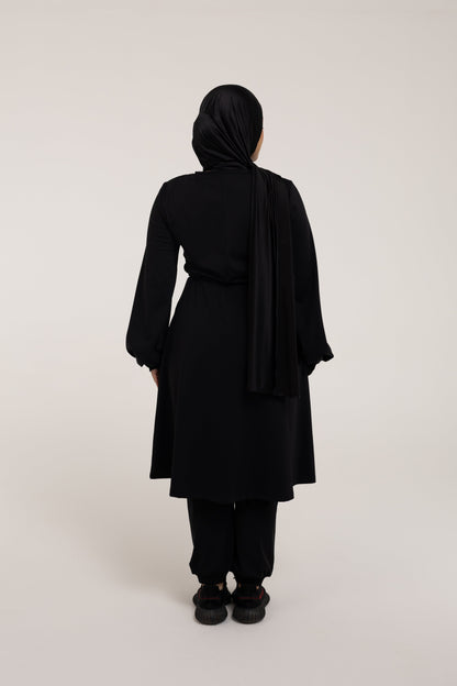 SMAMZ Modest Gymwear Hijab Black